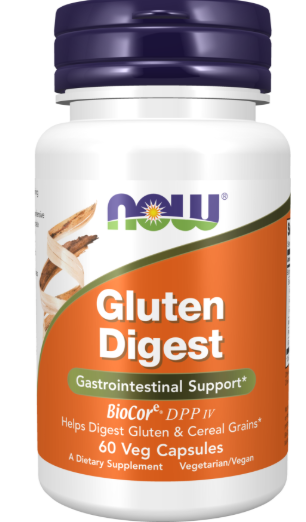 NOW Gluten Digest 60 Veg Capsules
